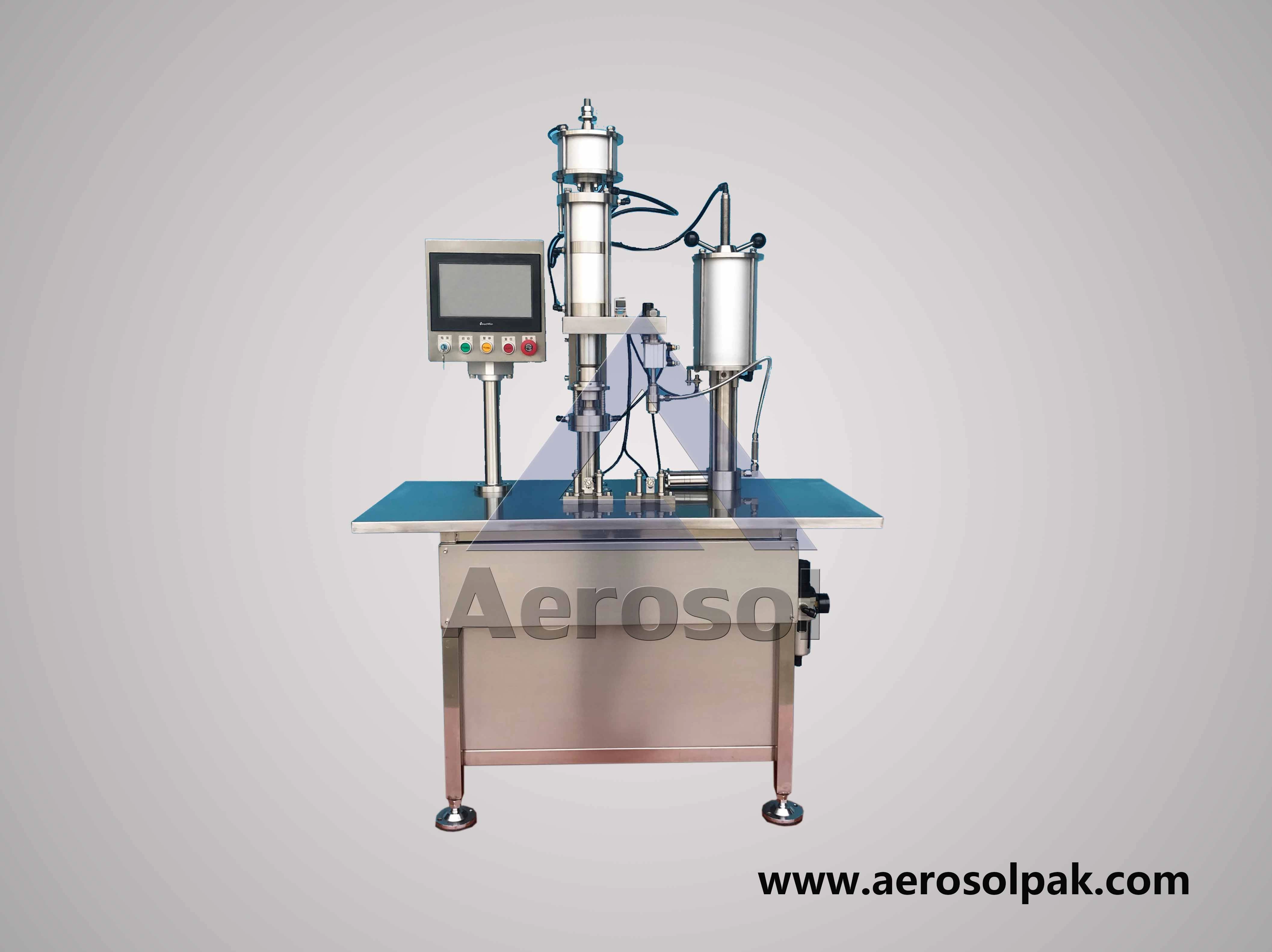 AS-2B полуавтоматический пакет-на-клапанный автомат наполнитель Aerosol