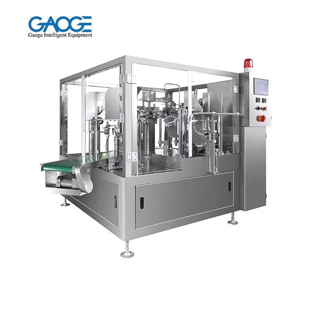 Ротационная упаковочная машина для наполнения и запечатывания готовых пакетов GPB6
