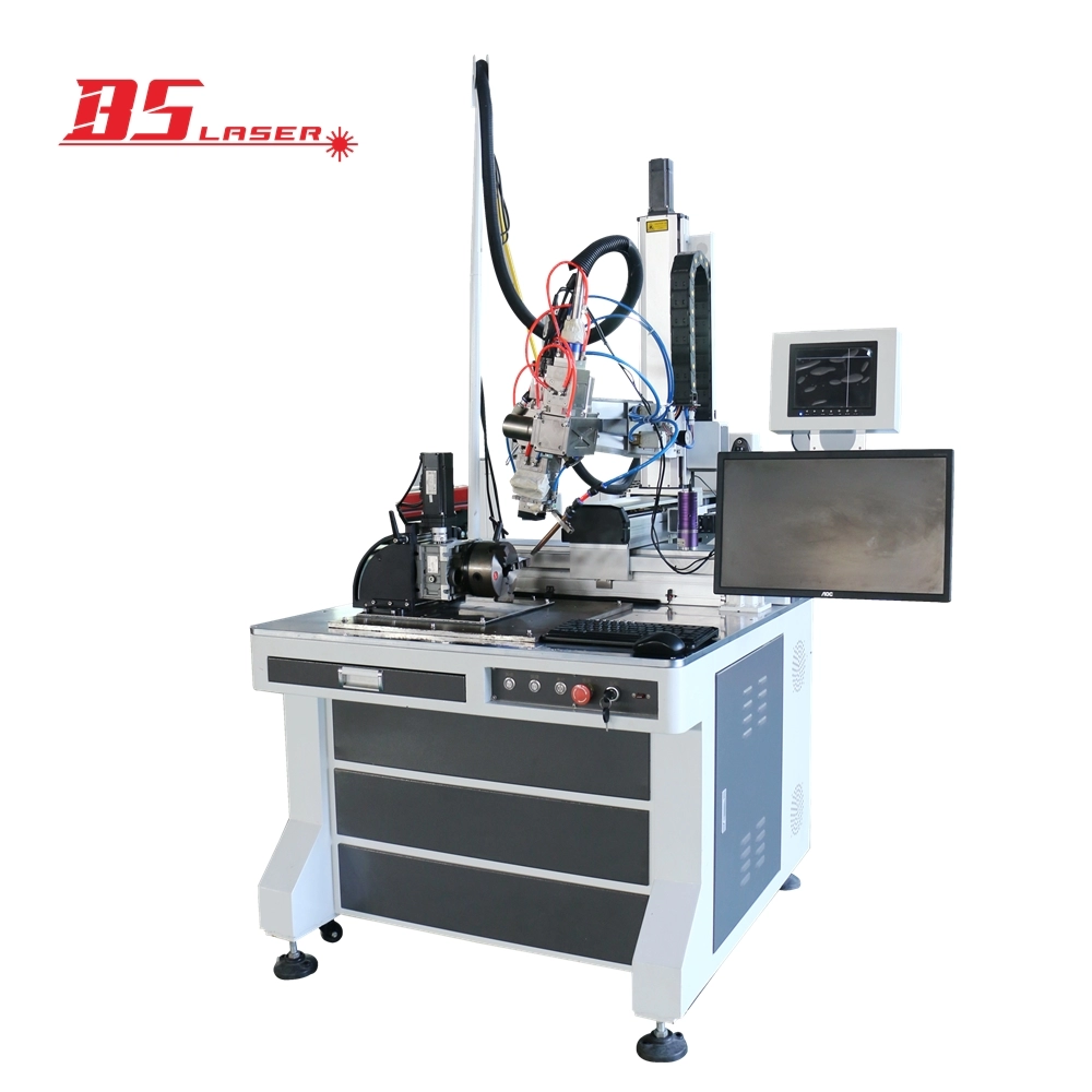 4-6-осевой автоматический настольный волоконно-лазерный сварочный аппарат для прецизионных металлических деталей
