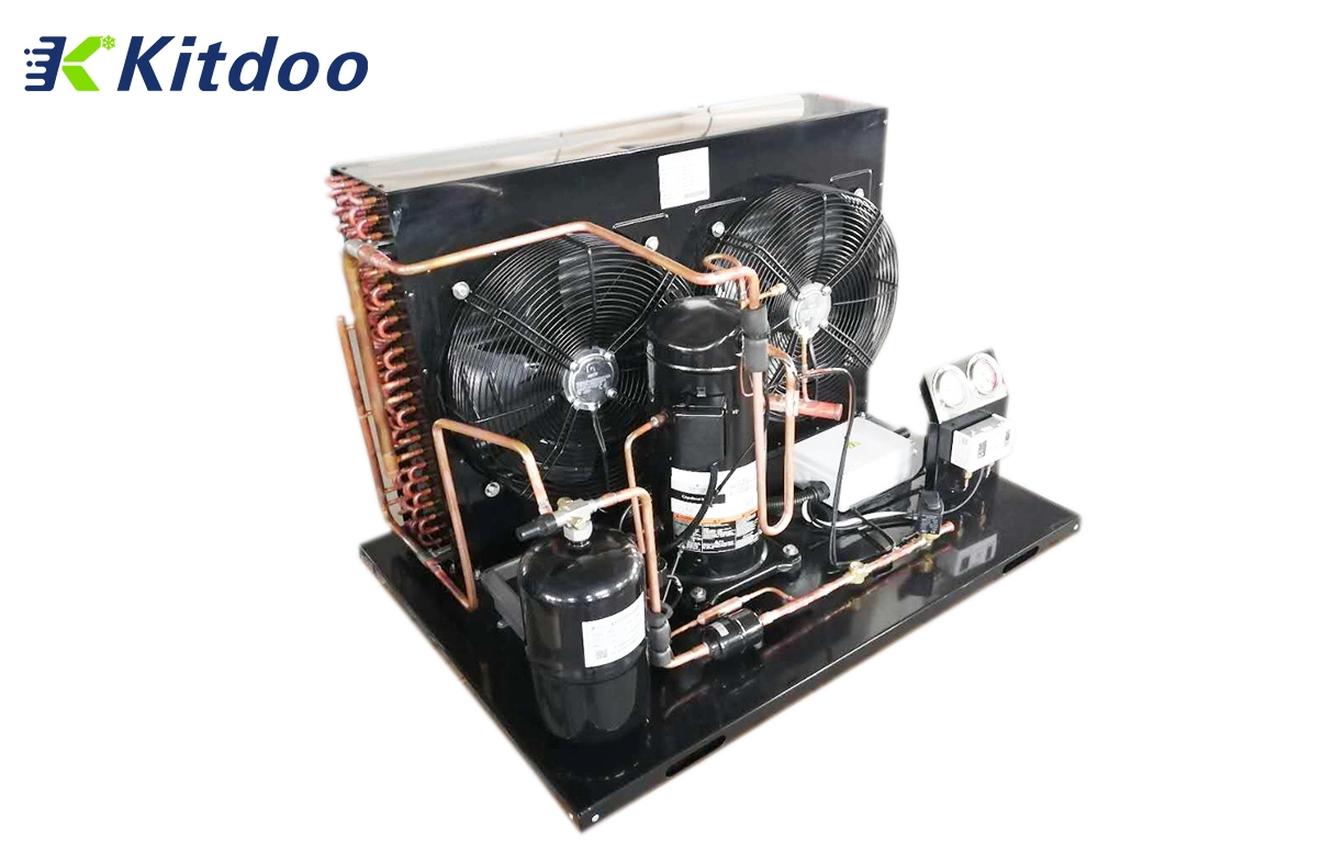 Холодильная камера Конденсаторно-конденсаторный агрегат со спиральным компрессором Copeland