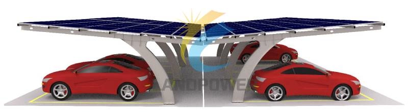 Солнечная фотоэлектрическая стальная конструкция навеса