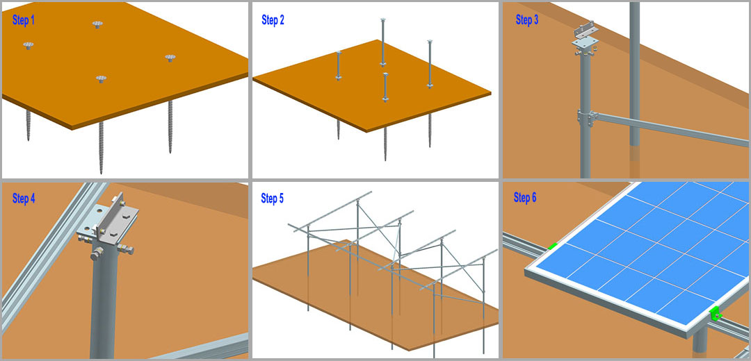 Solar mounting structure
