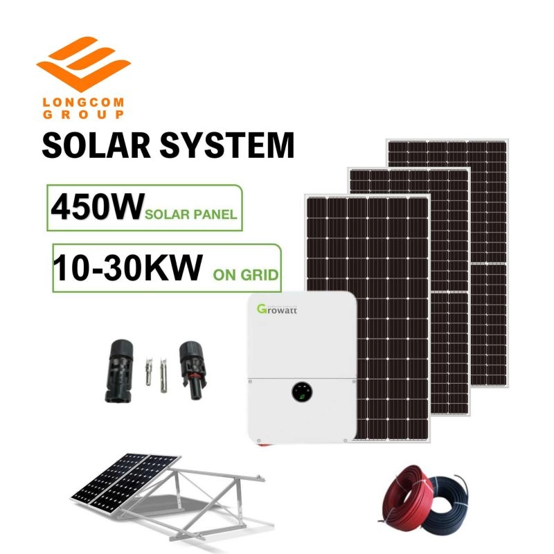 Солнечная энергия комплекта сертификата КЭ ТУВ на системе панели солнечных батарей системы 10-30кв решетки солнечной