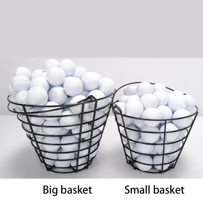 Большая корзина для гольфа вмещает 100 мячей для гольфа.