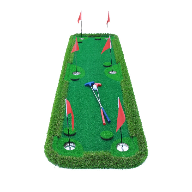 Усовершенствованный набор зеленых ковриков для гольфа