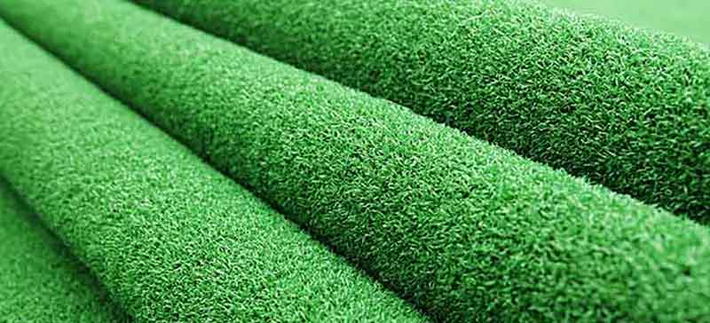 Artificial grass green short turf
