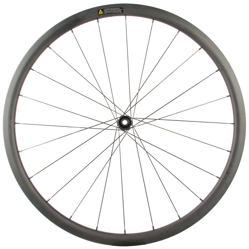 Углеродный диск Wheelset 700C Дорожный велосипед 23 мм Широкий дисковый тормоз Углеродный трубчатый