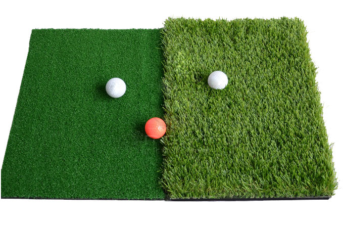 Golf two color folding hitting mat