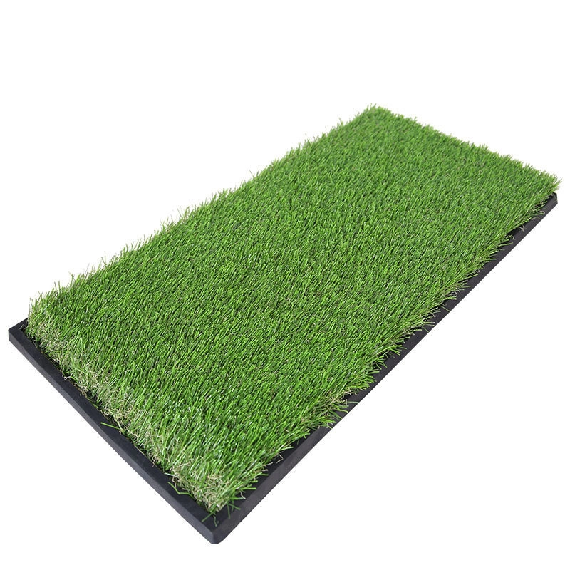 Одноцветный резиновый коврик для гольфа с длинной травой