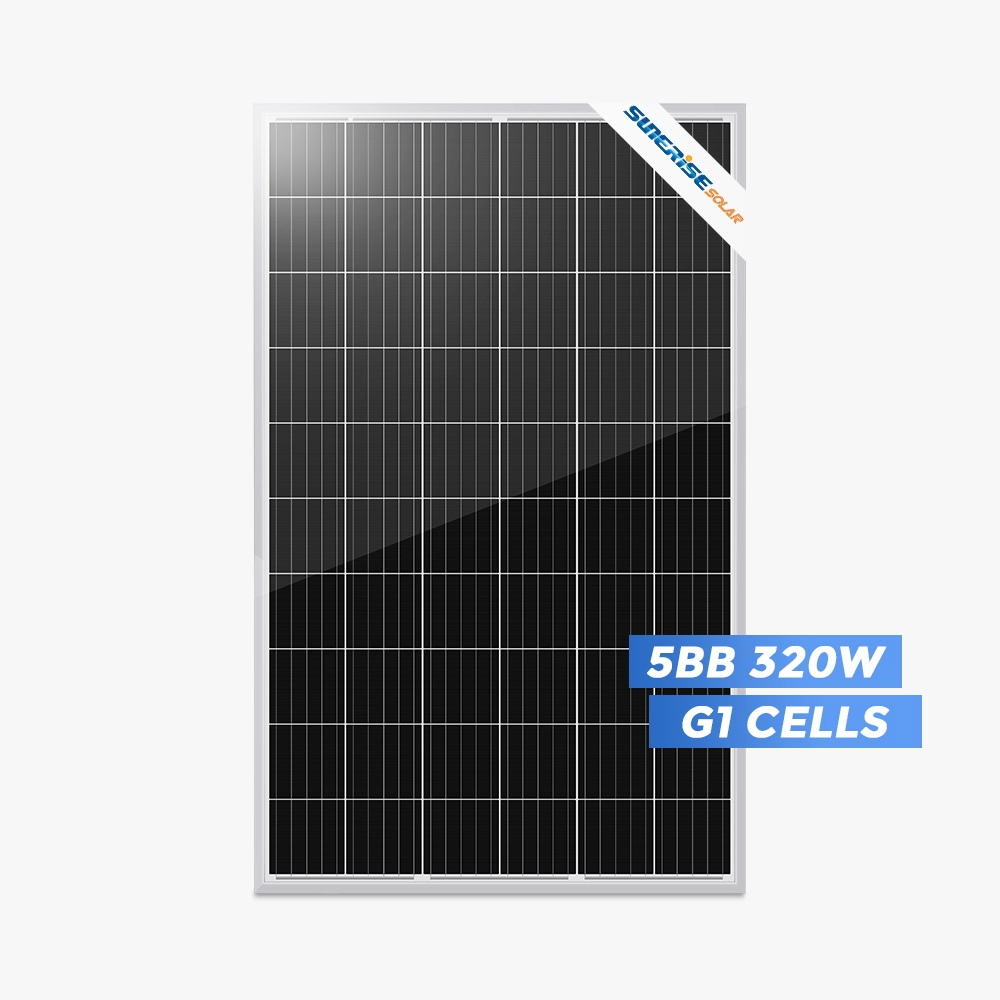 Монокристаллическая солнечная панель 5BB PERC мощностью 320 Вт с высокой эффективностью