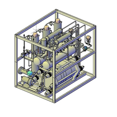 Тридцатькубовый открытый контейнерный тип установки для производства водорода электролизом воды