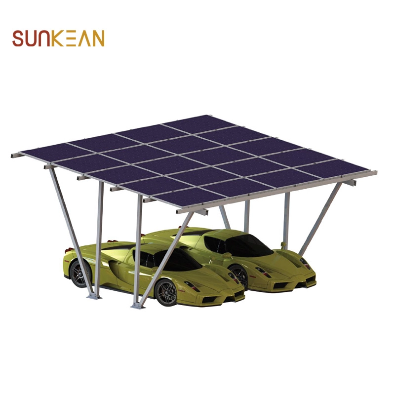 Монтажные кронштейны для панелей солнечных батарей Установка навеса для солнечных батарей для навеса для парковки автомобилей на солнечных батареях
