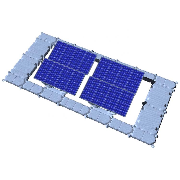 Фонтан на солнечной энергии с плавающей фотоэлектрической системой HDPE