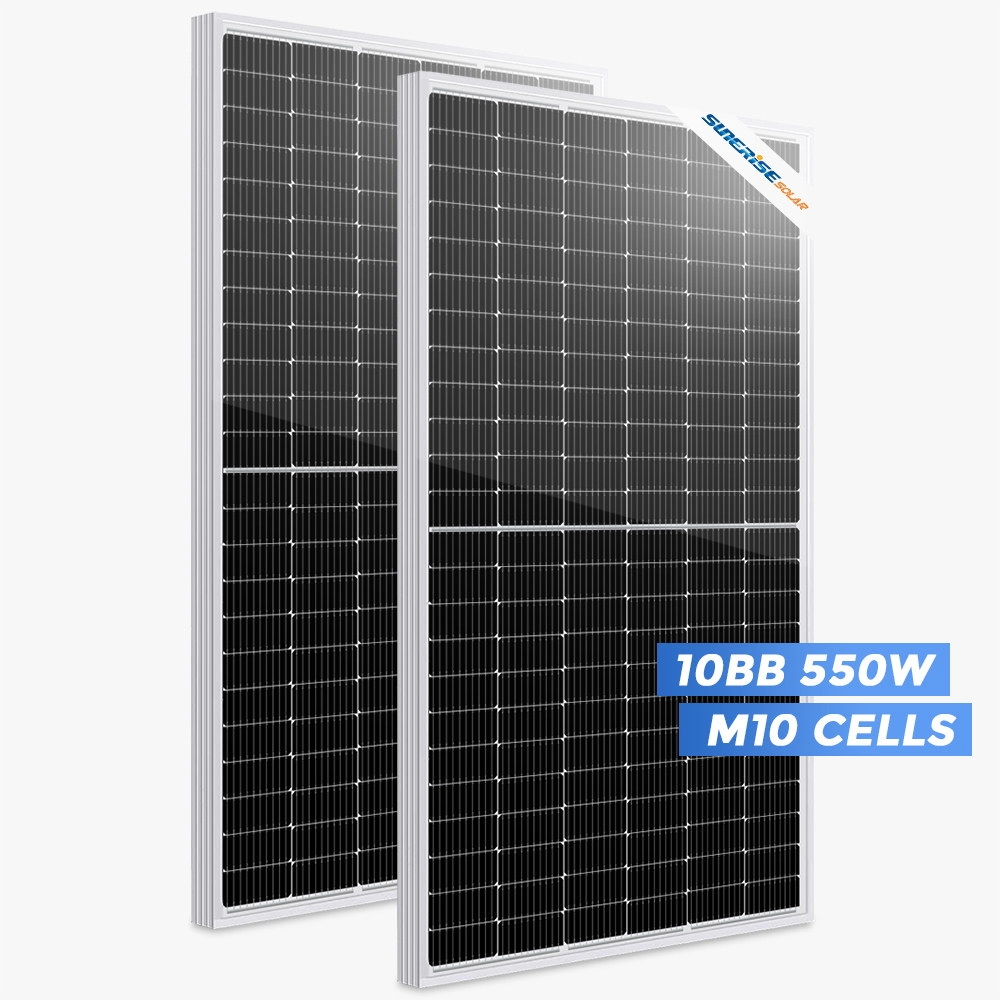 144 полуобрезанных монофонических солнечных панели мощностью 550 Вт по лучшей цене