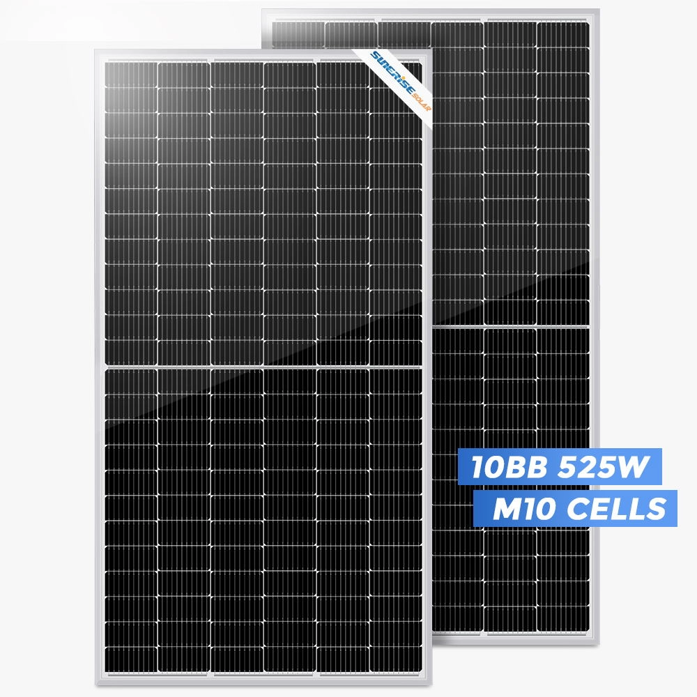 Высокоэффективная солнечная панель с низкой крышкой мощностью 525 Вт с технологией Half-Cut