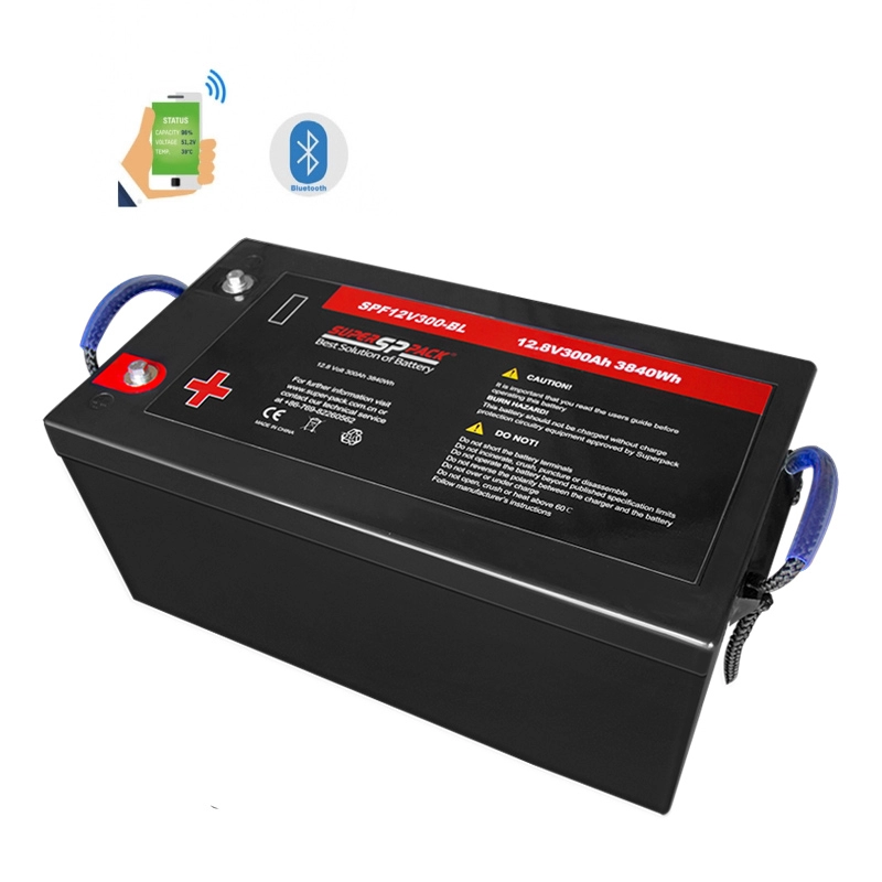 Аккумуляторы для транспортных средств для отдыха, версия Bluetooth 12V300Ah LiFePO4 для RV