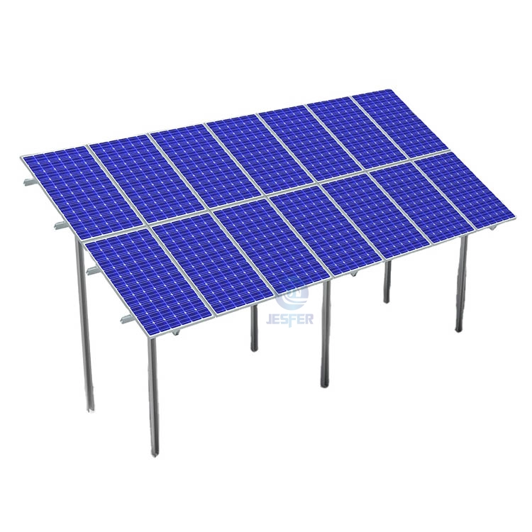 Структура установки солнечных модулей Пилле стали углерода двойная земная