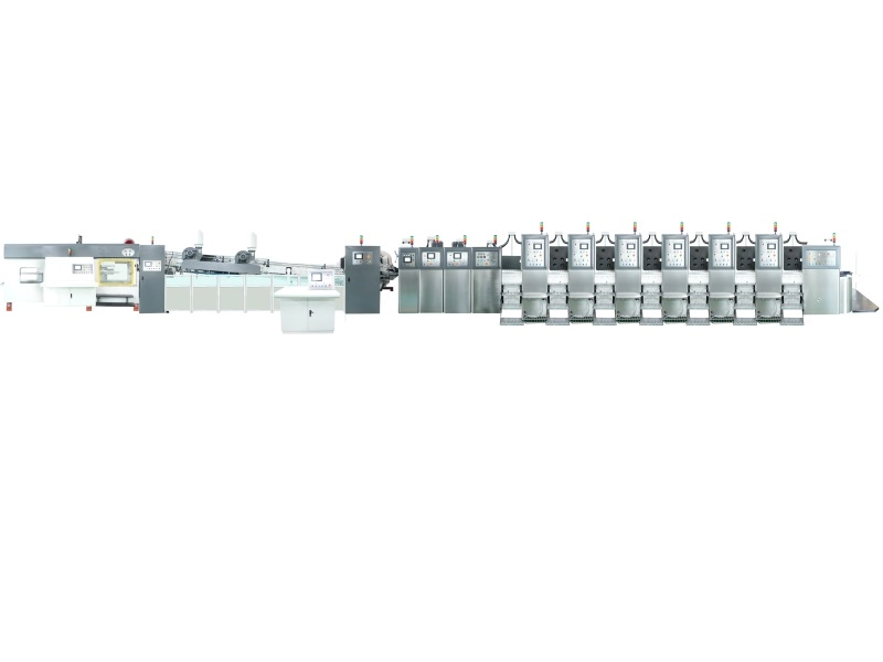 Keshenglong KL Автоматическая печатная машина для изготовления коробок из гофрированного картона