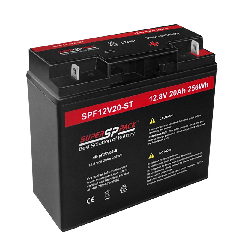 SPF12.8V 20Ah Литий-железо-фосфатная (LiFePO4) перезаряжаемая литиевая батарея