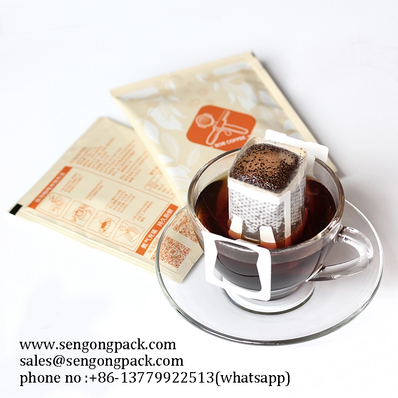 Индонезия Суматра Упаковочная машина для капельного кофе в пакеты Mandheling с внешним конвертом