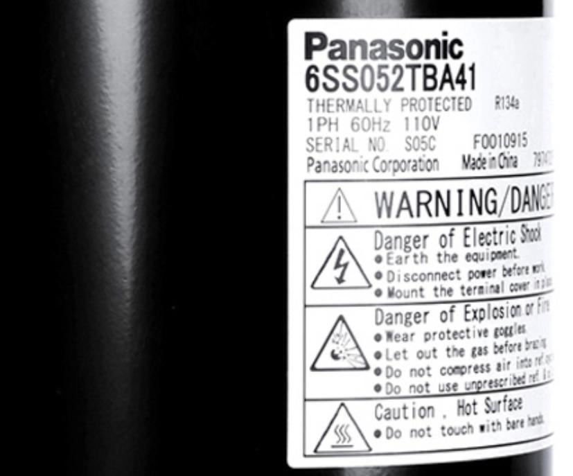 Роторные герметичные бытовые компрессоры Panasonic для кондиционеров мощностью 685 Вт
