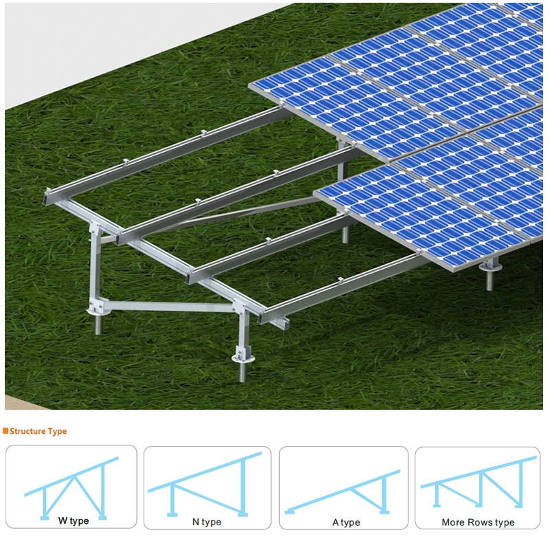 Система стеллажей для монтажа на солнечную панель