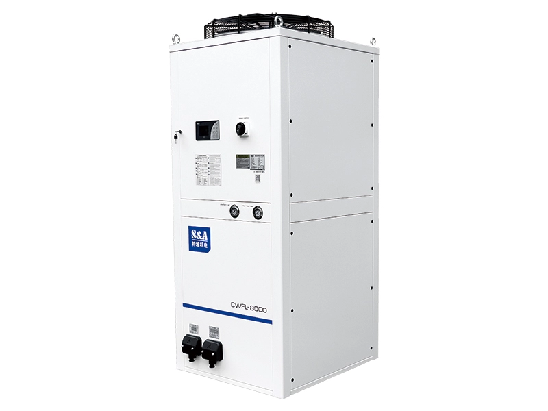 Рециркуляционные промышленные системы водяного охлаждения CWFL-8000 для волоконного лазера мощностью 8000 Вт