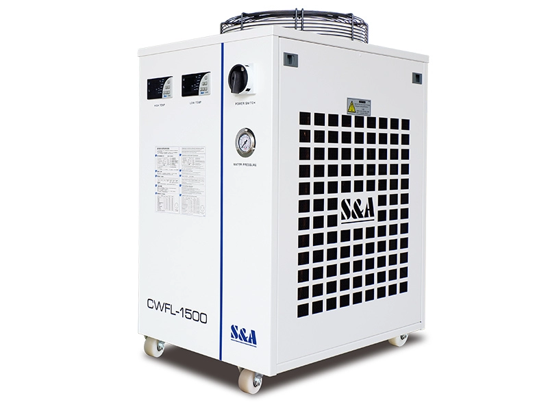 Охладители воды CWFL-1500 с экологическим хладагентом для волоконных лазеров