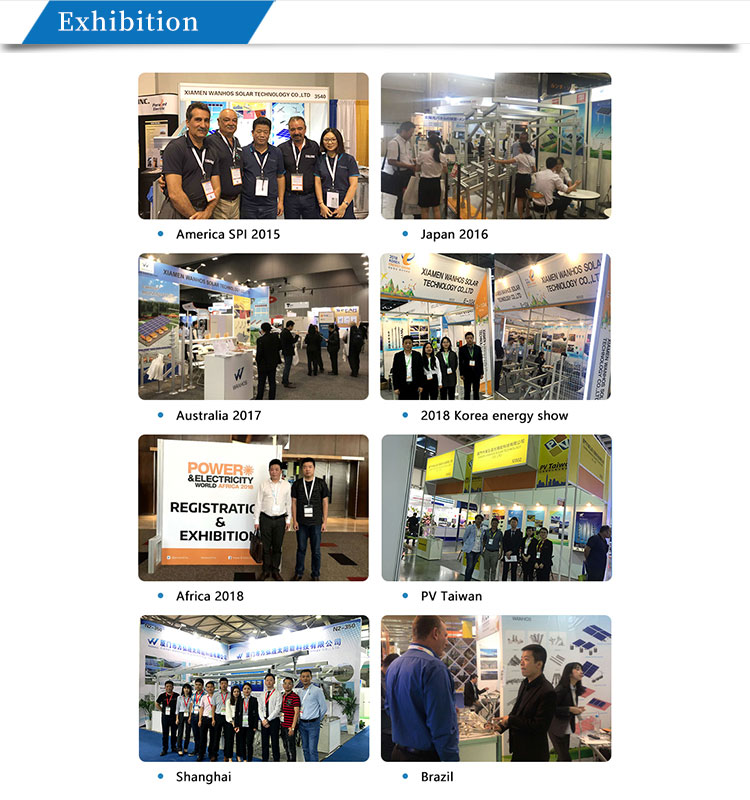 Solar Panel Rail Connection Exhibition