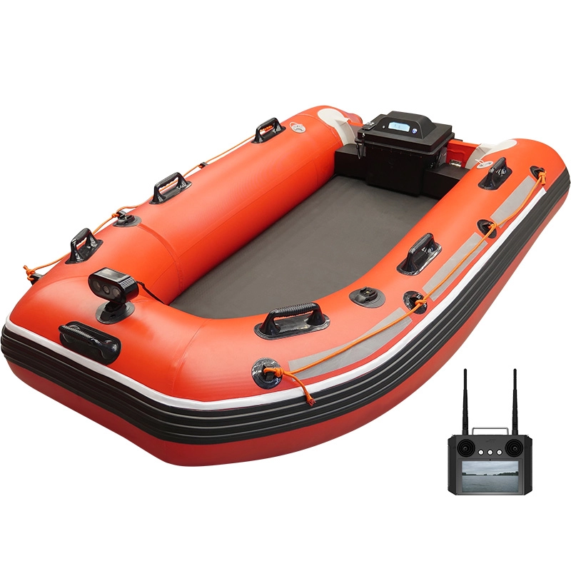 Надувная умная спасательная лодка на воде с дистанционным управлением T1