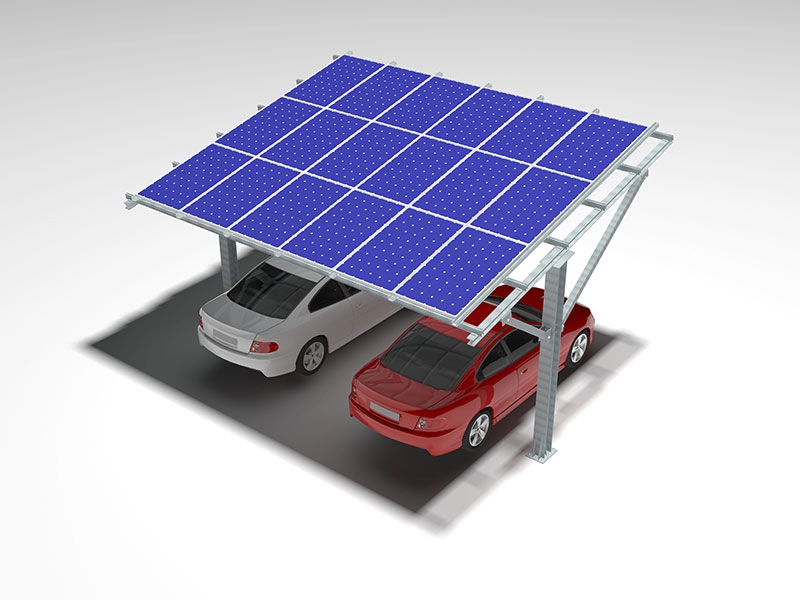 Предварительно собранная система наземного монтажа Solar Steel Carport