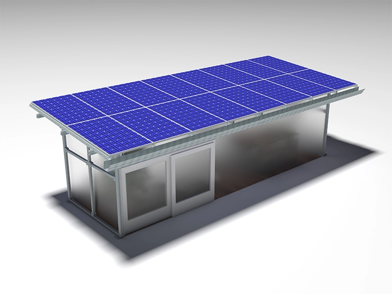 Солнечная фотоэлектрическая монтажная система для зимнего сада