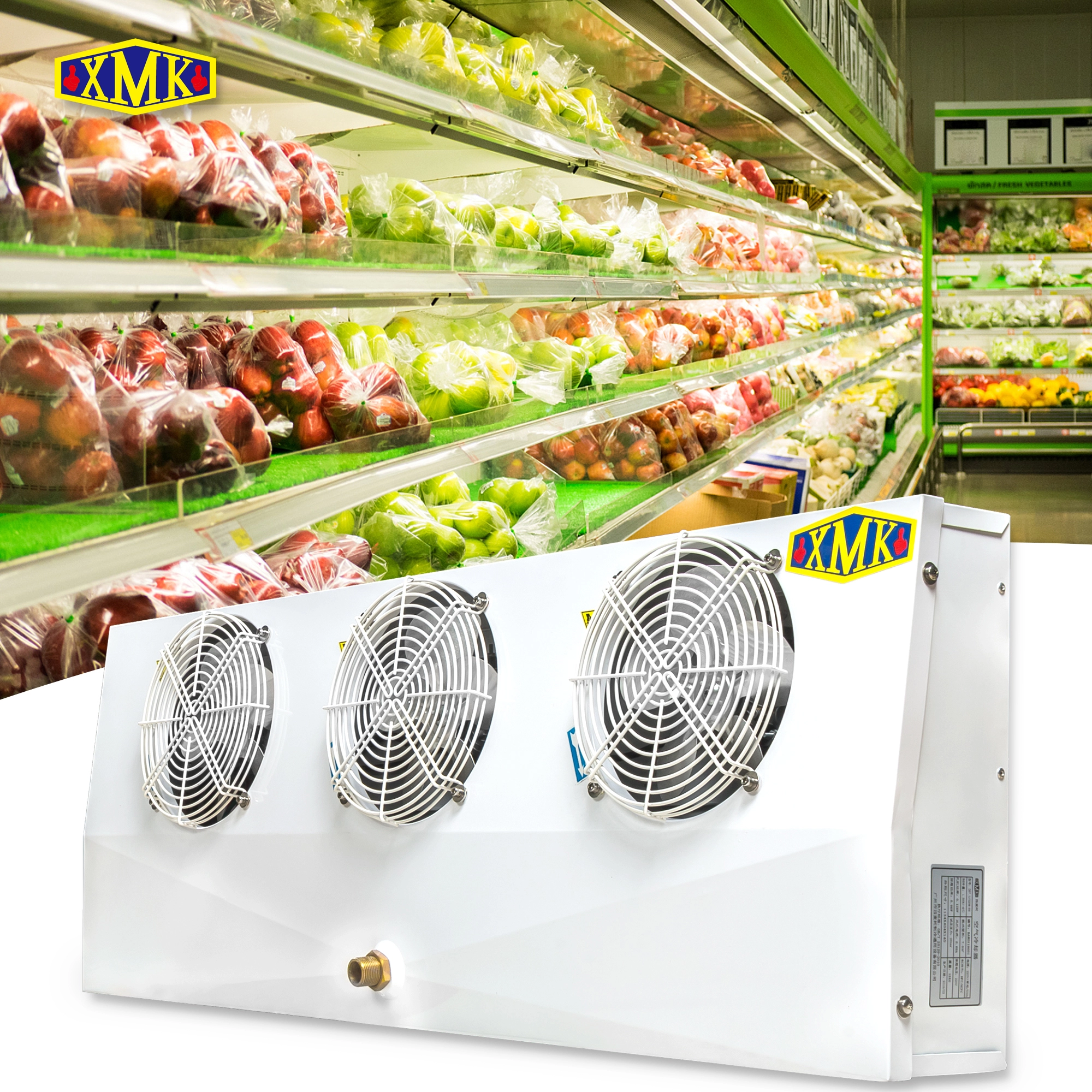 Холодильные испарители для холодильных камер супермаркетов серии DE