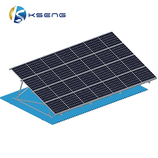 Корейский монтажный кронштейн для солнечной батареи с металлической крышей, конструкция для крепления фотоэлектрических систем