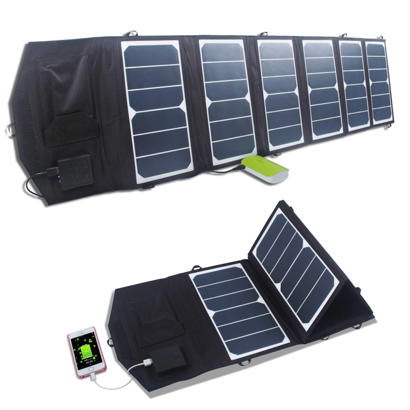 Двойной банк силы панели солнечных батарей USB 5V 3.9A для мероприятий на свежем воздухе