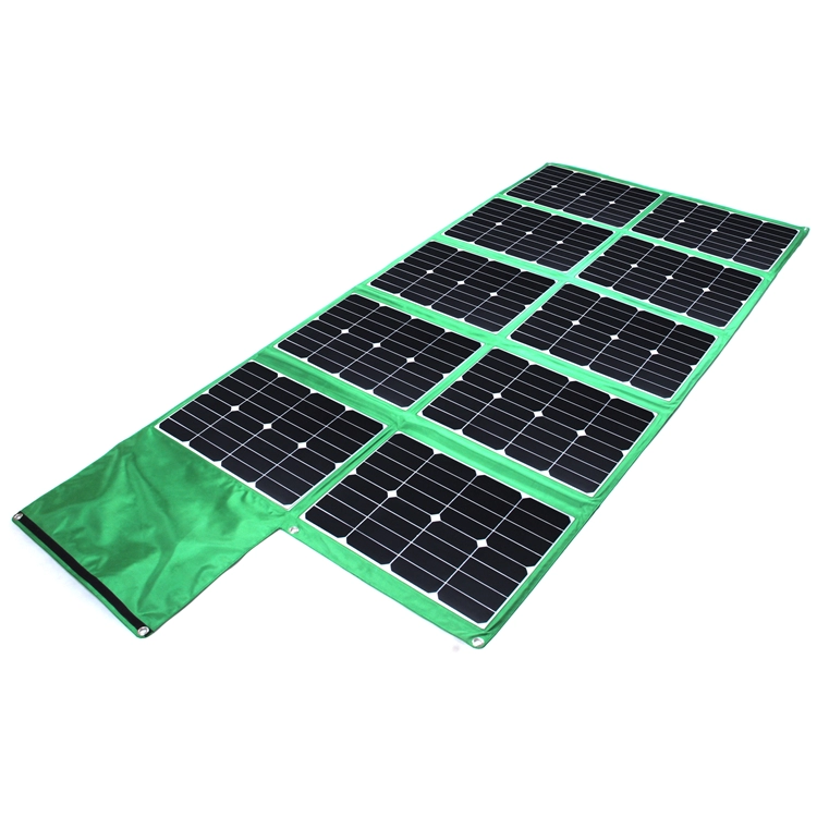 Гибкое зарядное устройство на солнечных батареях мощностью 300 Вт для кемпинга
