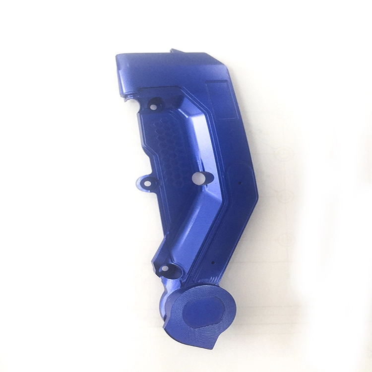 Медицинские алюминиевые детали с синим анодированным покрытием, обработанные высокоскоростной машиной для резьбы
