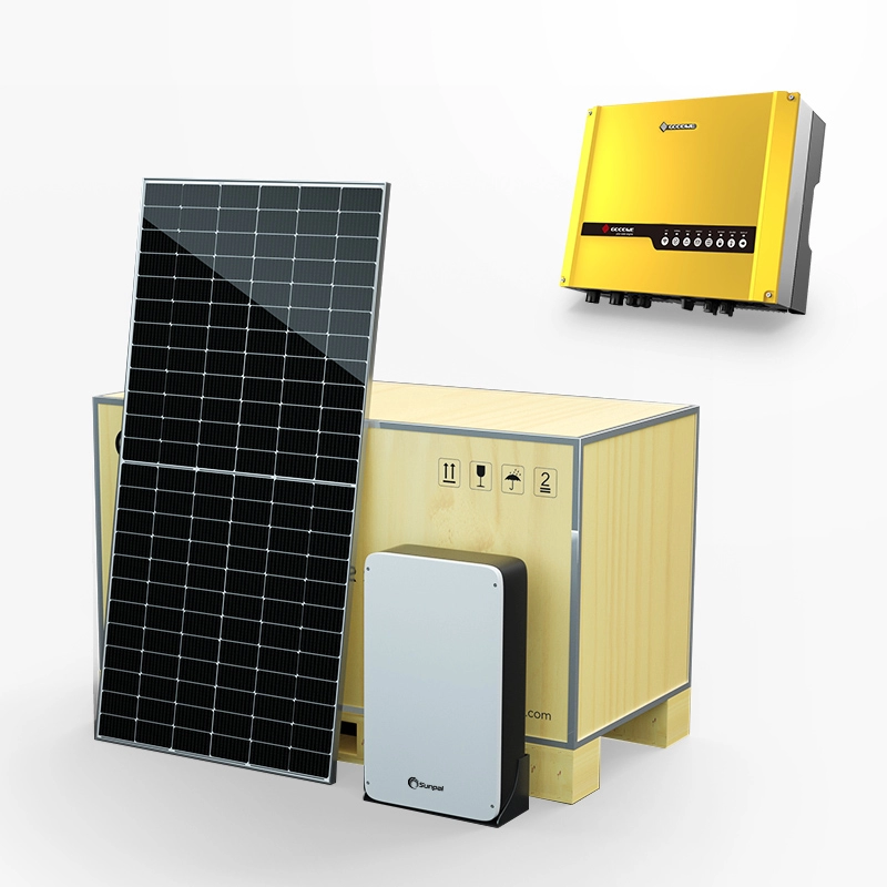 Жилая гибридная энергетическая система с полной солнечной фотоэлектрической панелью