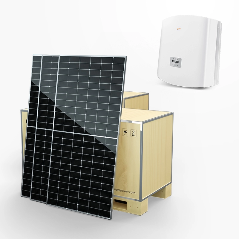 Коммерческий комплект фотоэлектрической солнечной панели на сетке