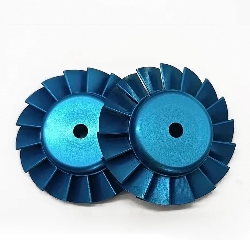 Cnc подвергая механической обработке алюминиевые детали с пескоструйной обработкой и анодированным синим цветом