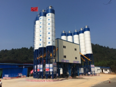 Завод по производству готового бетона и цемента серии HZS