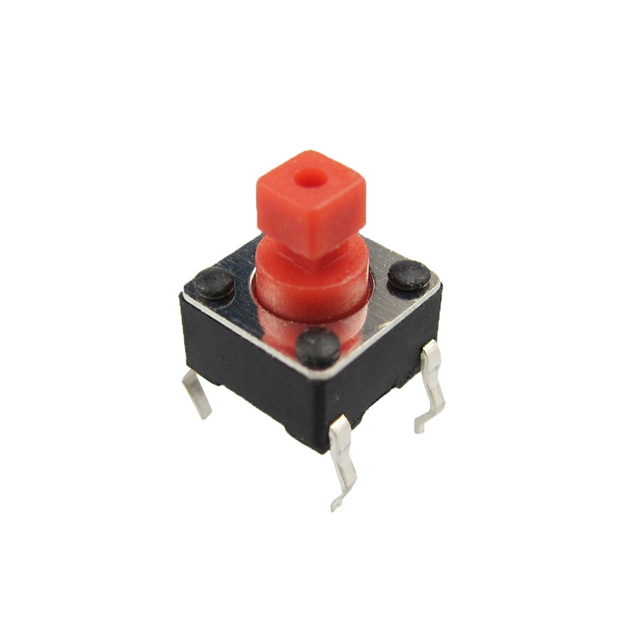 Тактильный кнопочный переключатель с квадратным приводом 6 x 6x10 мм