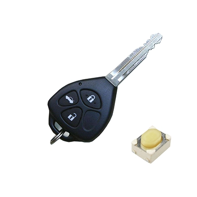 Тактильный кнопочный переключатель компактного типа сверху для ключа автомобиля