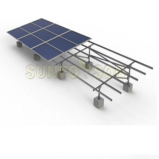 Оцинкованная стальная опора для крепления на землю солнечной энергии
