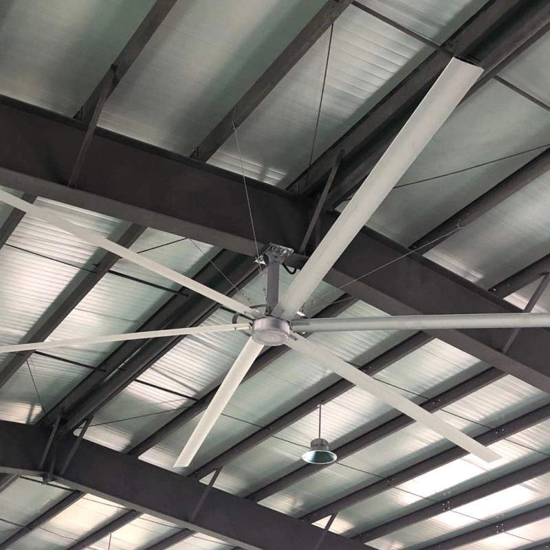 Китайский гаражный вытяжной вентилятор Промышленный завод потолочных вентиляторов Вентиляторный ресторан HVLS