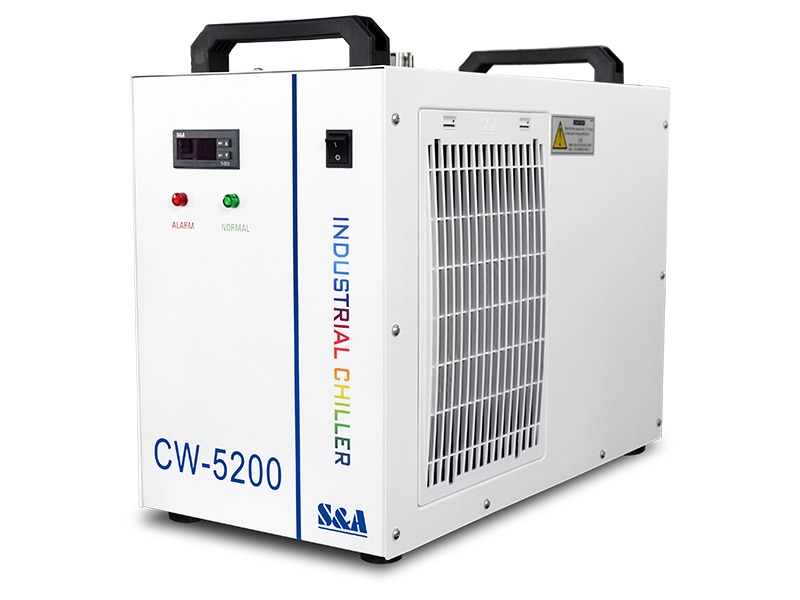 CW-5200 чиллер с водяным охлаждением для охлаждения УФ-светодиодной экспонирующей машины