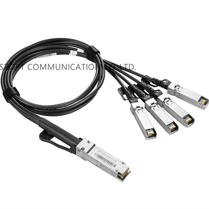 Высокоскоростной соединительный кабель DAC 40G QSFP+ на 4xQSFP+100G QSFP28 на 4xQSFP28 Медный кабель прямого подключения
