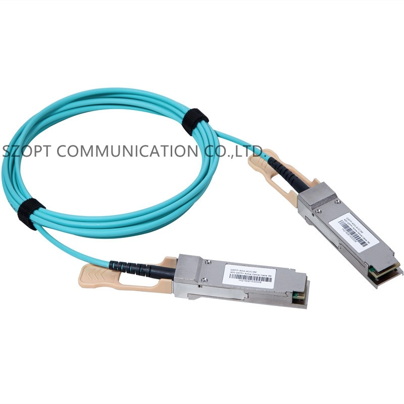 Высокоскоростной активный оптический кабель 40G QSFP+ 100G QSFP28 AOC Cable
