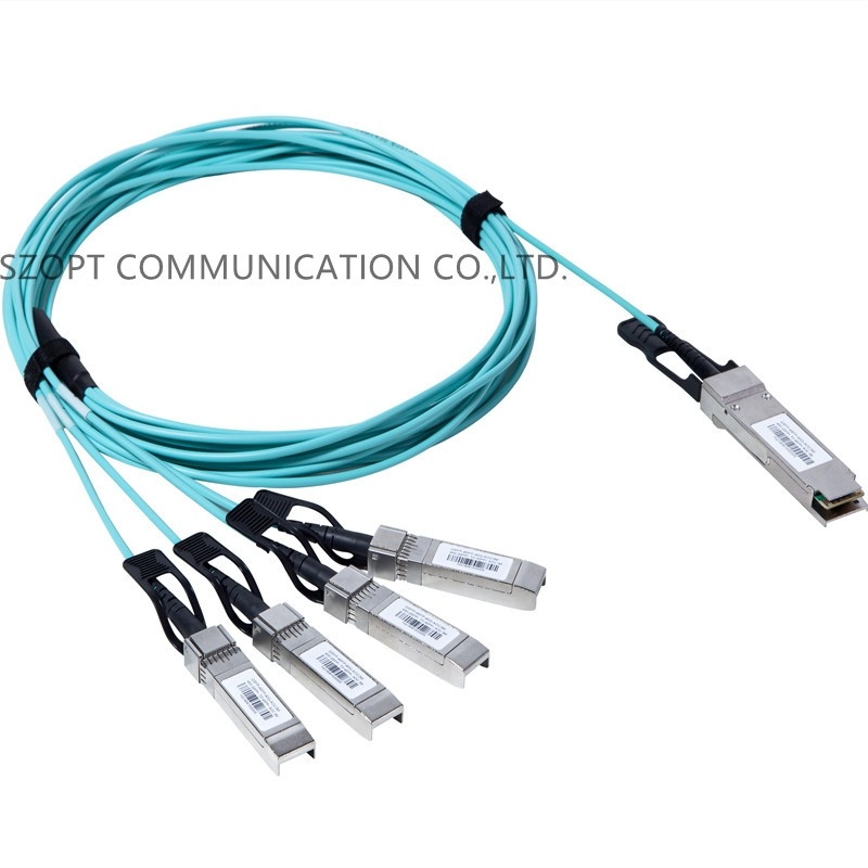 40G QSFP+ на 4x QSFP 100G QSFP28 на 4x QSFP28+ Активный оптический кабель AOC QSFP+ Breakout Cable