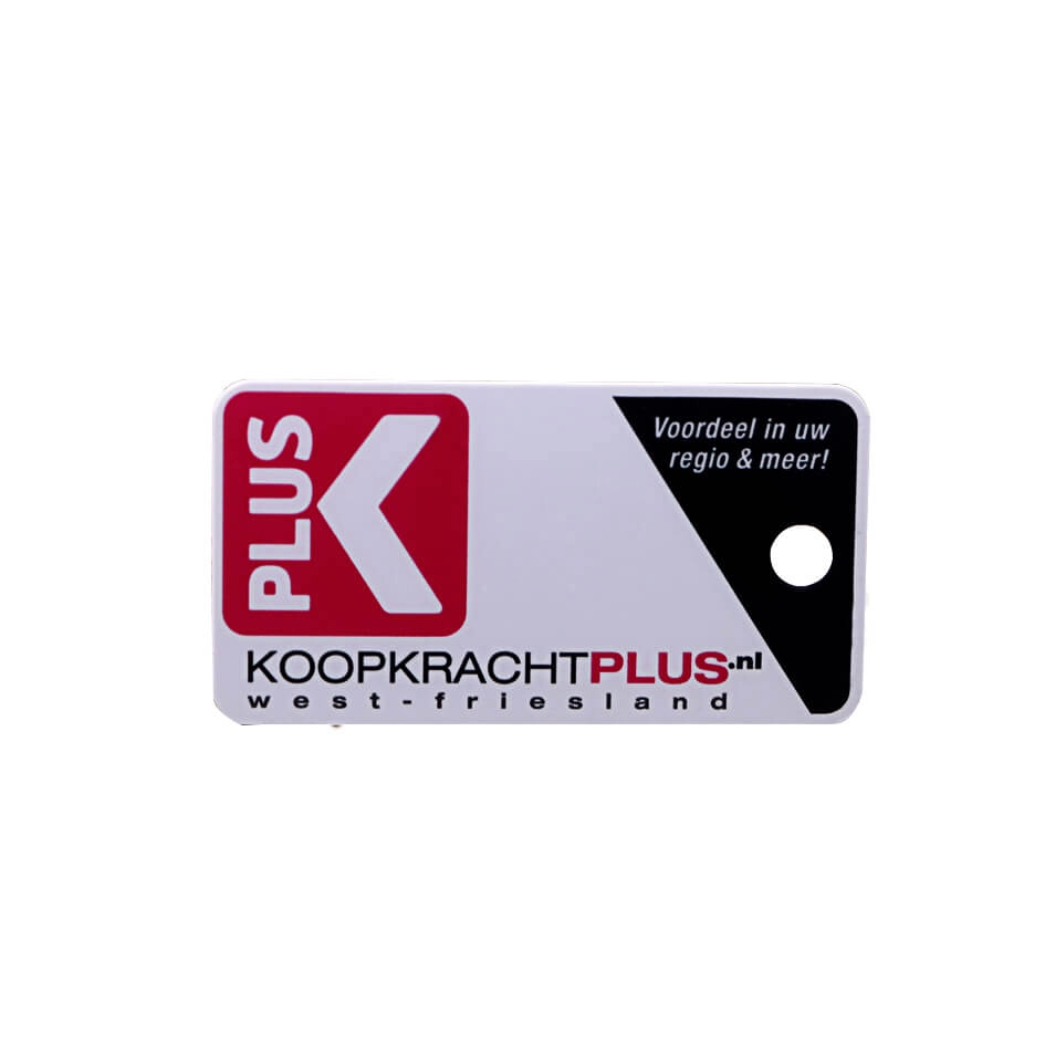 Подарочные карты CR80 30 Mil 3-Up PVC Key Tag